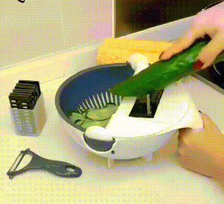 Dropship New 9 In 1 Multi-function Magic Rotate Vegetable Cutter