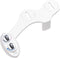 Luxe Bidet Neo 185 (Elite) Non-Electric Bidet Toilet Attachment w/ Self-cleaning Dual Nozzle and Easy Water Pressure Adjustment for Sanitary and Feminine Wash (White and White)