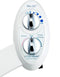 Luxe Bidet Neo 185 (Elite) Non-Electric Bidet Toilet Attachment w/ Self-cleaning Dual Nozzle and Easy Water Pressure Adjustment for Sanitary and Feminine Wash (White and White)