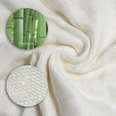 100% Bamboo Kitchen Dish Cloths,White Washcloths Dish Towels,Dish Rags(12 x 12 Inch), Ultra Absorbent Better Than Cotton (White-1 Pack)