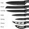 Stainless Steel Knife Set with Block - 13 Kitchen Knives Set Chef Knife Set with Knife Sharpener, 6 Steak Knives, Bonus Peeler Scissors Cheese Pizza Knife and Acrylic Stand by Home Hero