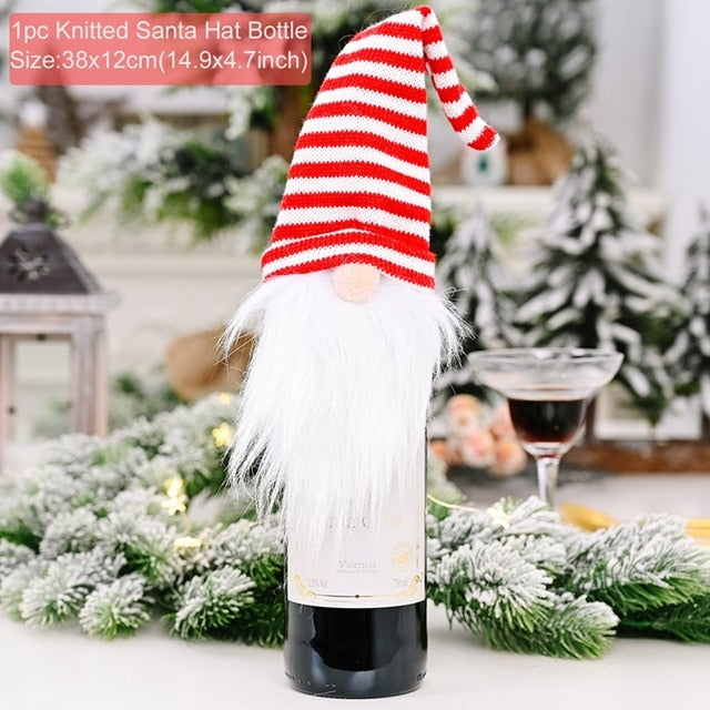 Christmas Wine Bottle Cover
