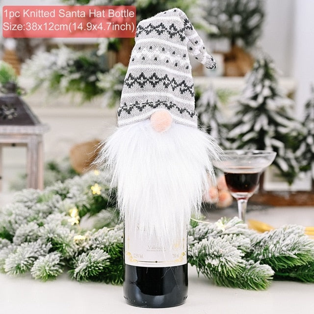 Christmas Wine Bottle Cover